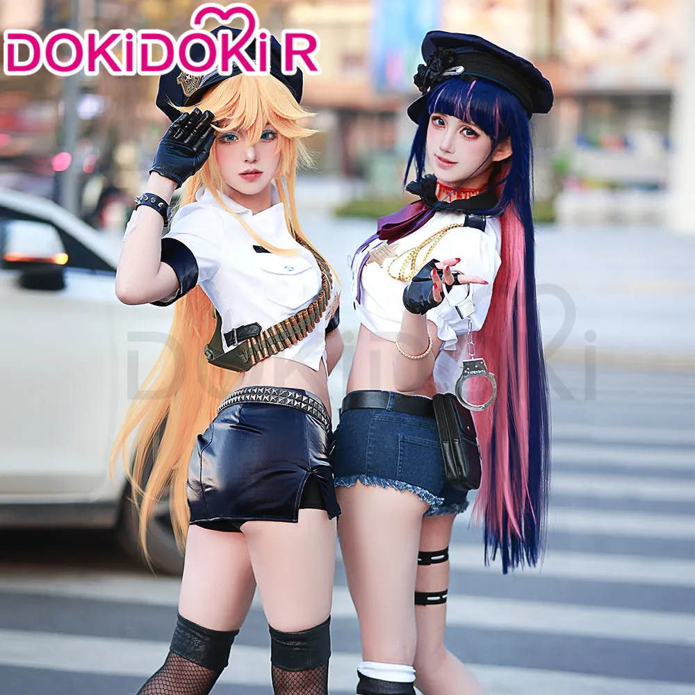 【 In Stock】DokiDoki-R Anime Cosplay Pantyy / Stockingg Costume Angel Police Uniform