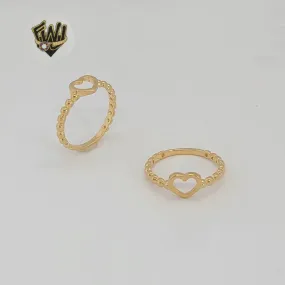 (1-3040-1) Gold Laminate - Balls Heart Ring - BGF