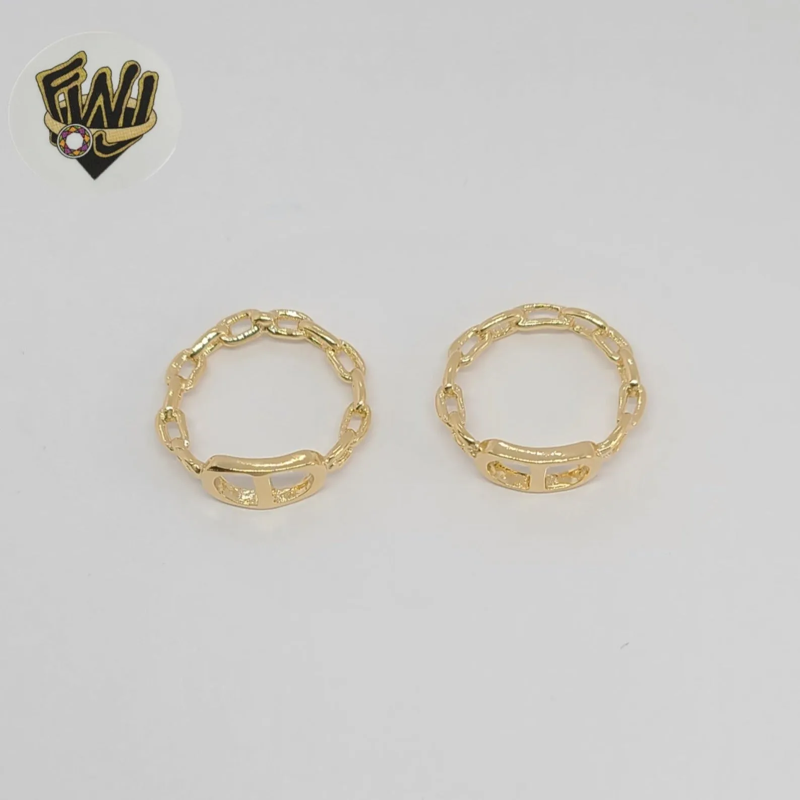 (1-3093-1) Gold Laminate - Mariner Link Ring- BGF