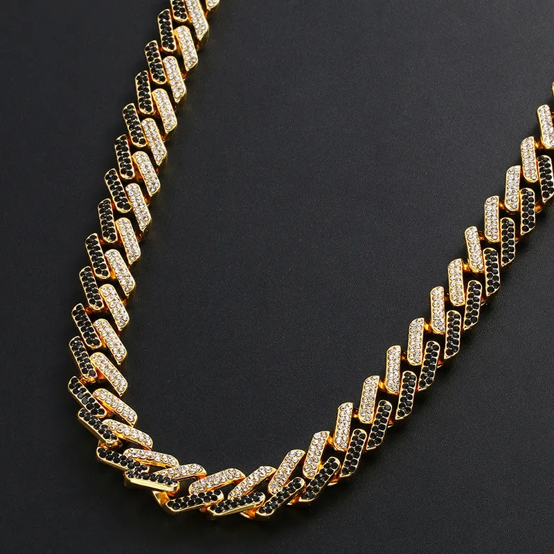 13mm Duo-tone Iced Out Chain