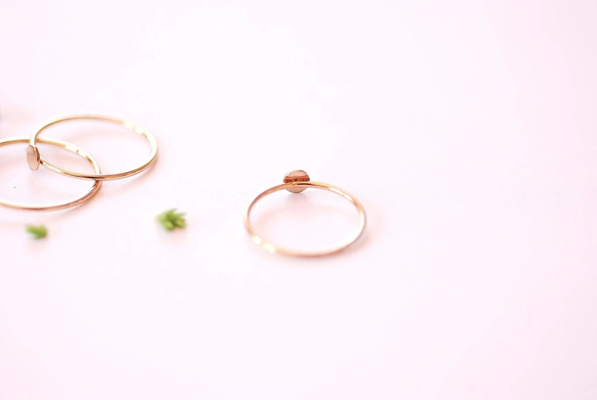 14k Gold Filled Circle Dot Disc Stacking Ring Midi Ring Thumb Ring Minimalist Ring Dainty RIng Gold Beaded Ring Bead Ring Band Ring [32]