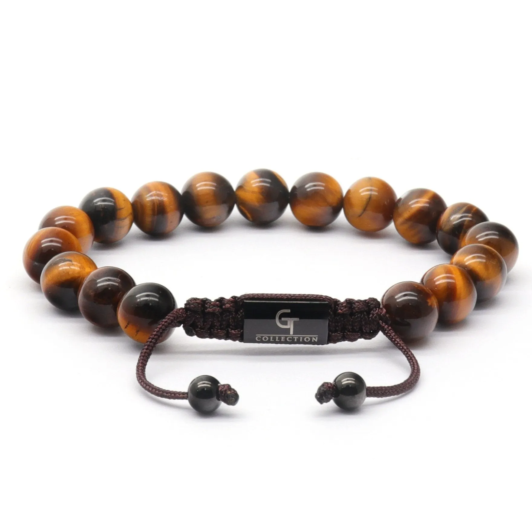 2 PIECE SET - TIGER EYE Single Bead & Flatbead Bracelet