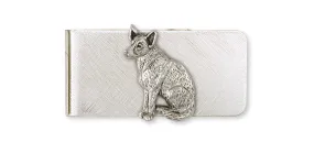 Australian Cattle Dog Money Clip Jewelry Sterling Silver Handmade Dog Money Clip ACD1-MC