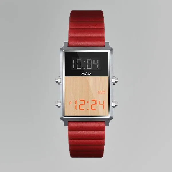 Back to the Future watch - red