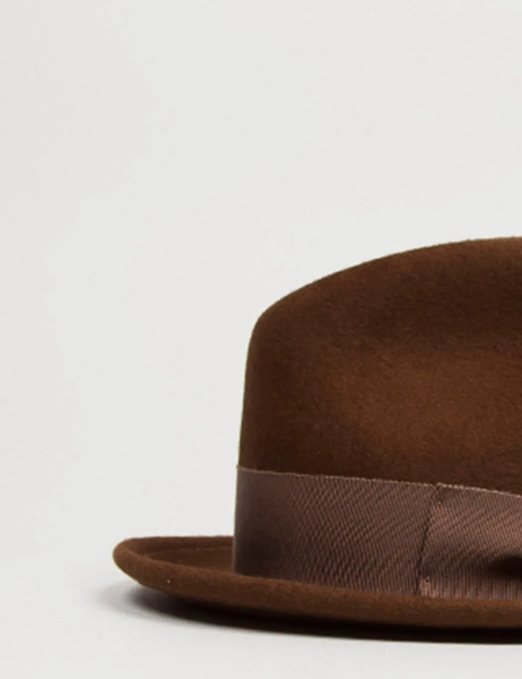 Bailey Riff Felt Tribly Hat - Cognac Brown