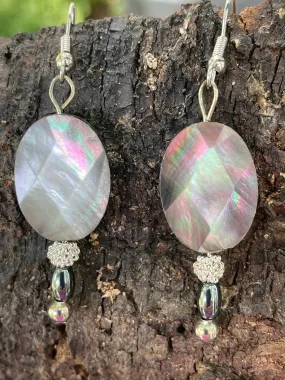 Black Mother-of-Pearl Earrings