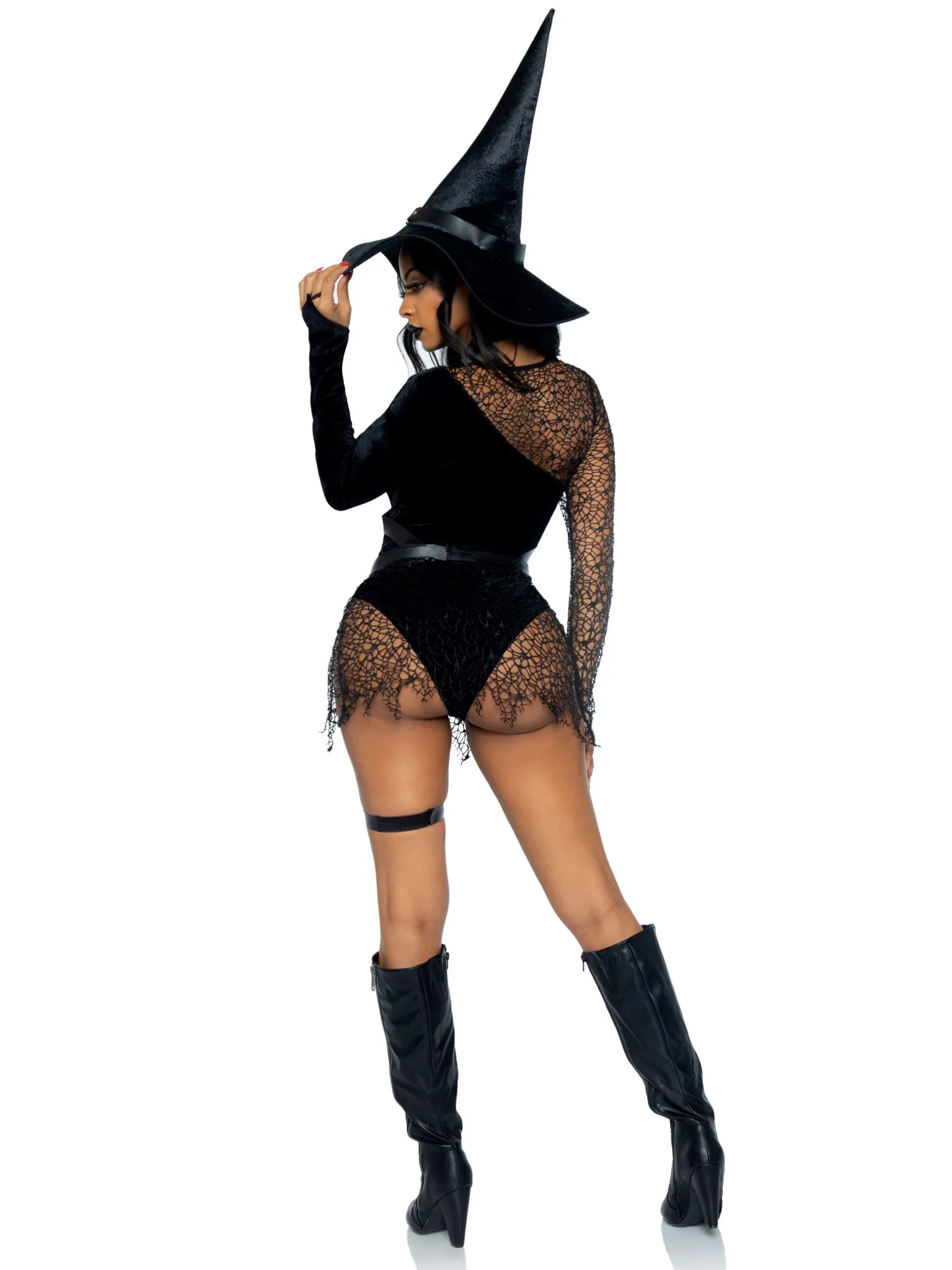 Crafty Witch Sexy Costume With Hat