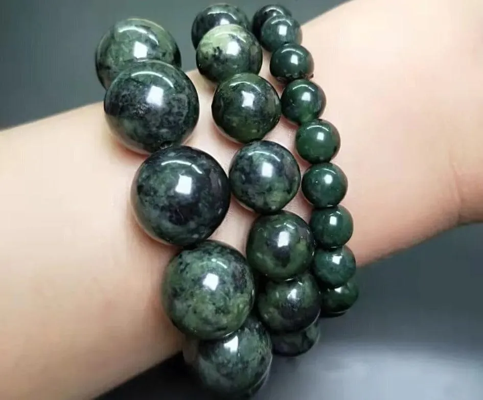 Dark Green Jade Bracelet