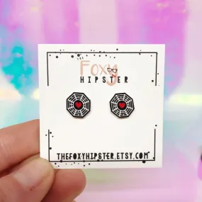 Dharma Initiative Lost  Inspired Stud Earrings