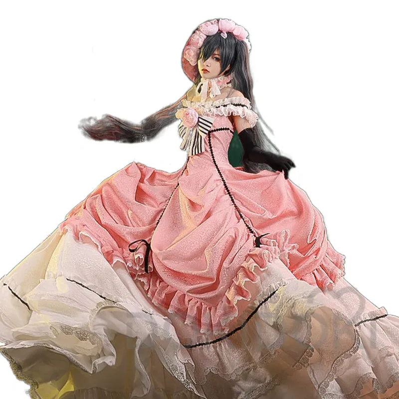 DokiDoki-SSR Anime  Black Butler Kuroshitsuji Ciel Phantomhive Lady Halloween