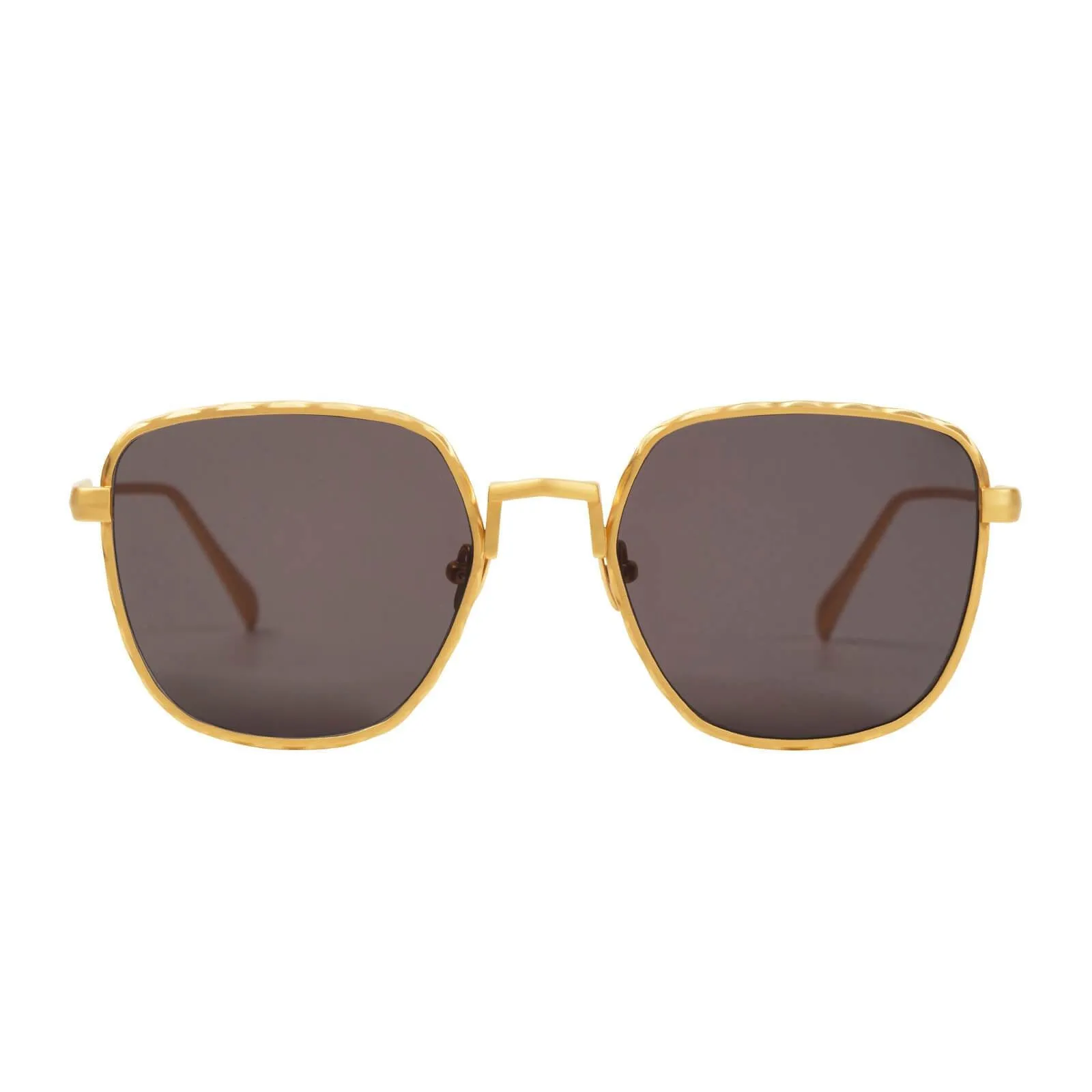 Dotan | Sunglasses - Brushed Gold Titanium / Black Lens