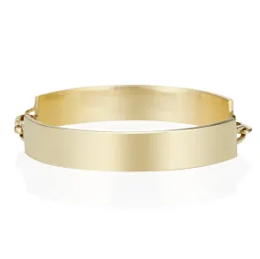 Double ID Chain Bangle