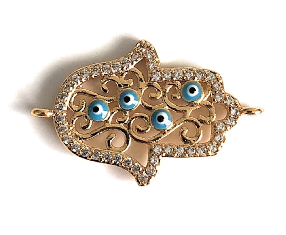 Evil Eye Lucky Bracelet Hamsa Hand Jewelry