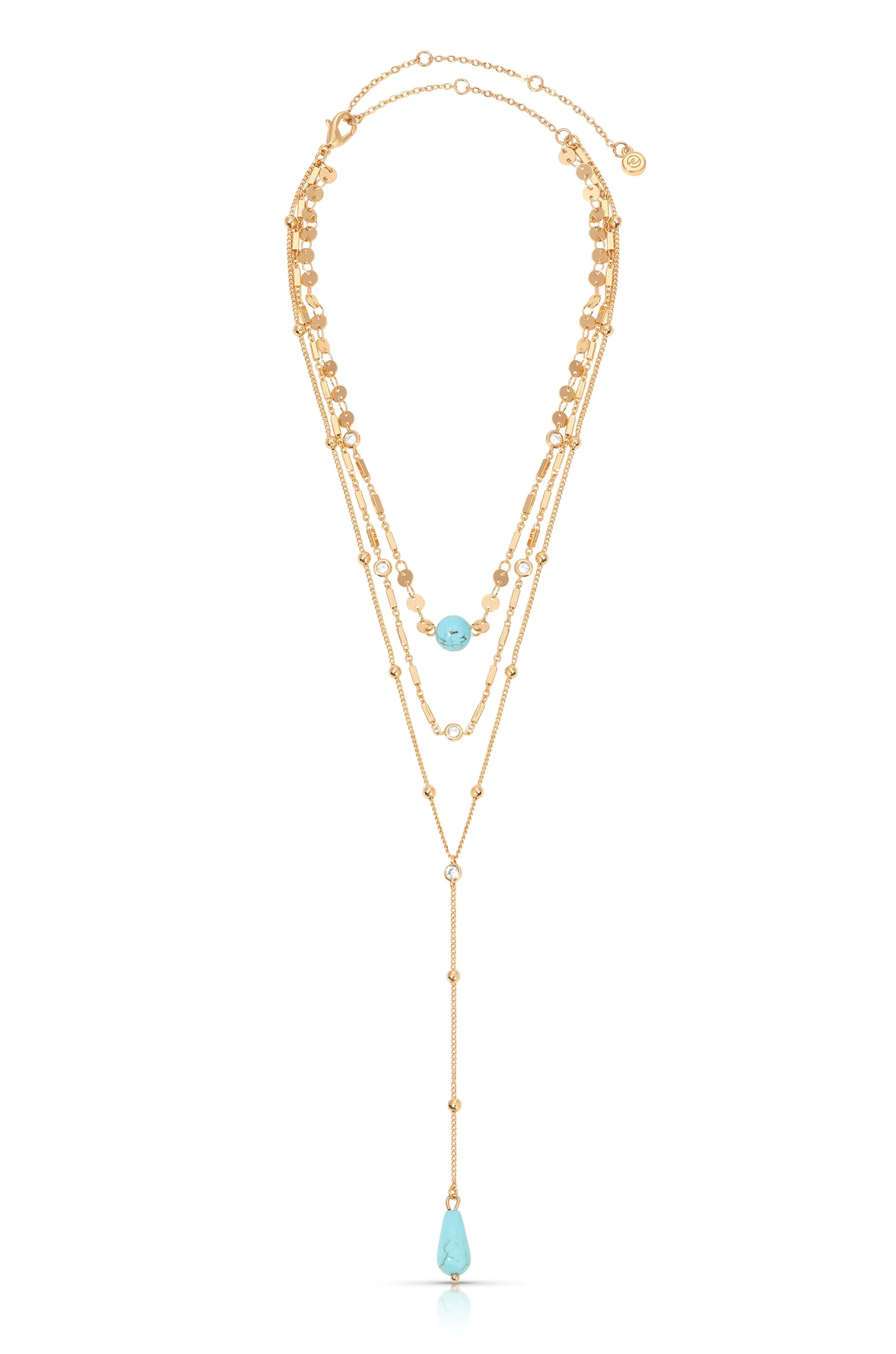 Forever Falling Multi-Chain Lariat Choker