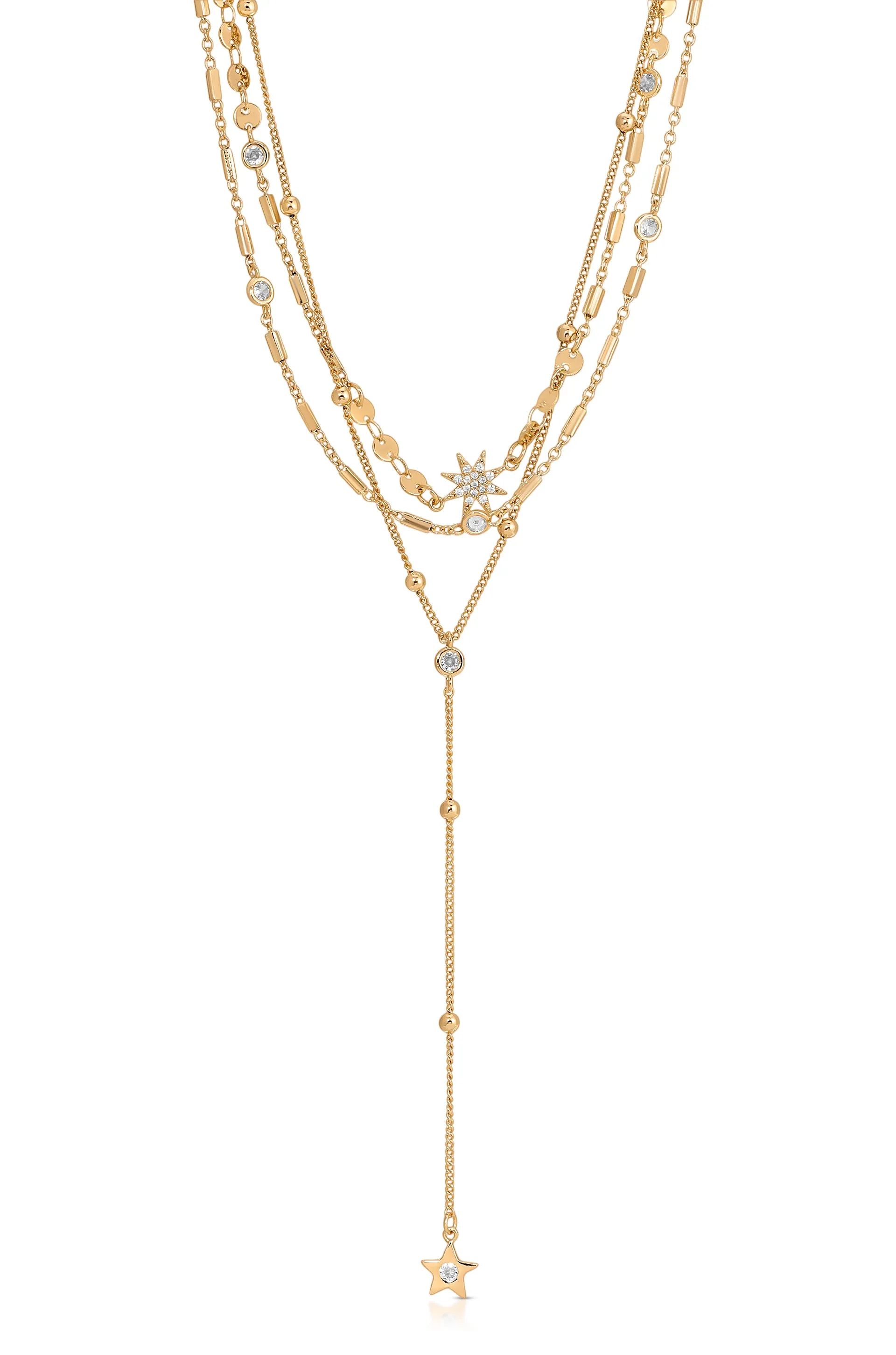 Forever Falling Multi-Chain Lariat Choker