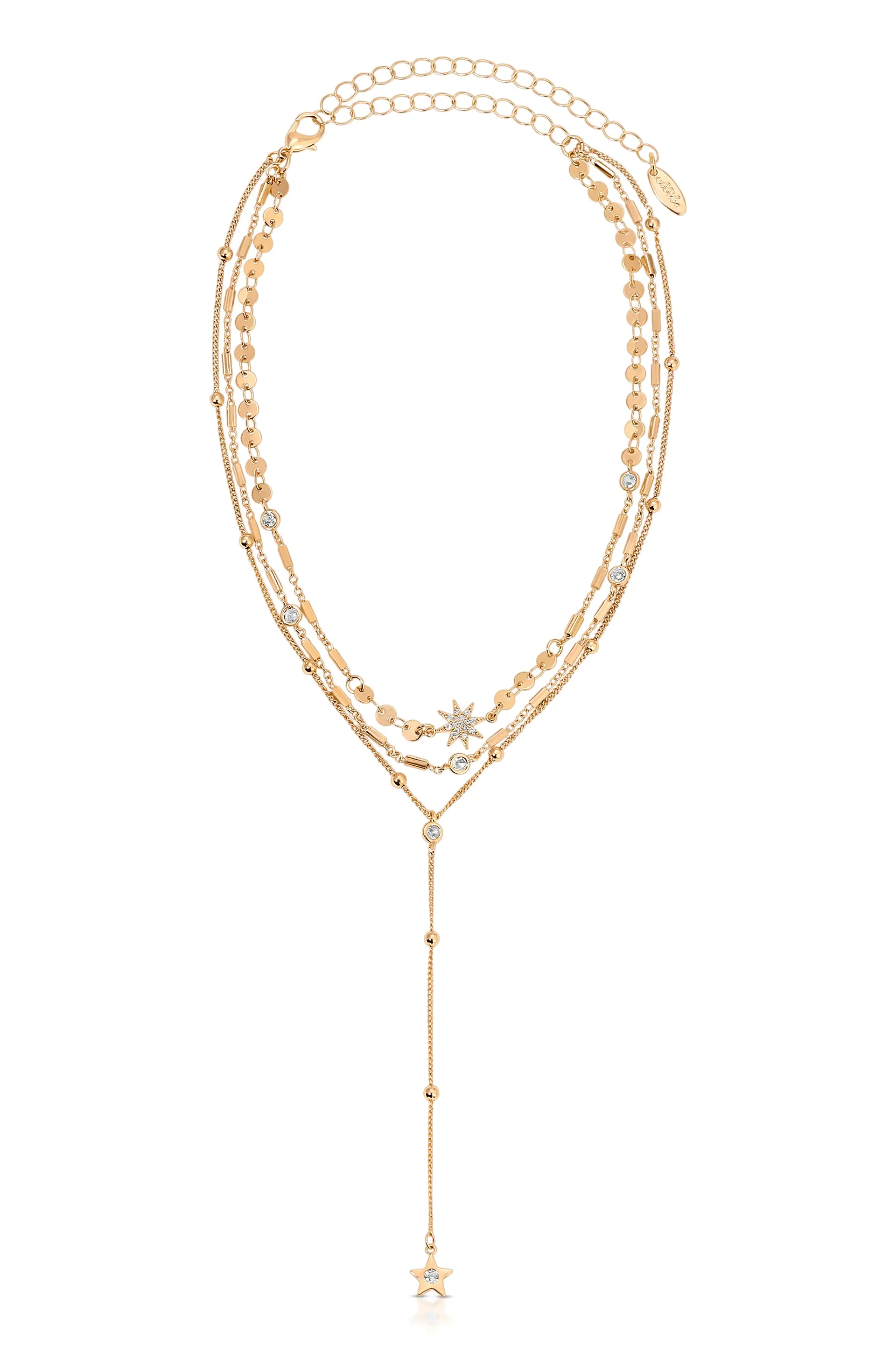 Forever Falling Multi-Chain Lariat Choker