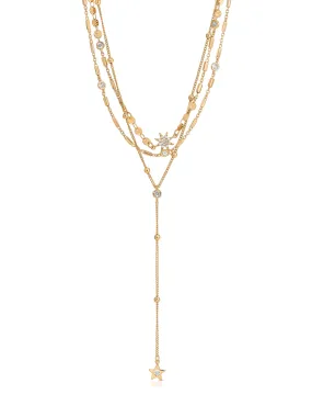 Forever Falling Multi-Chain Lariat Choker