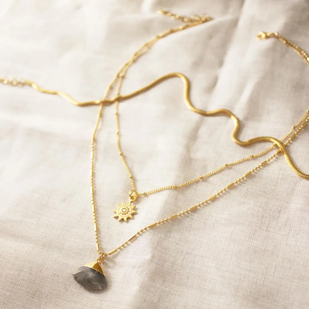 Gold Plated Sunny Necklace