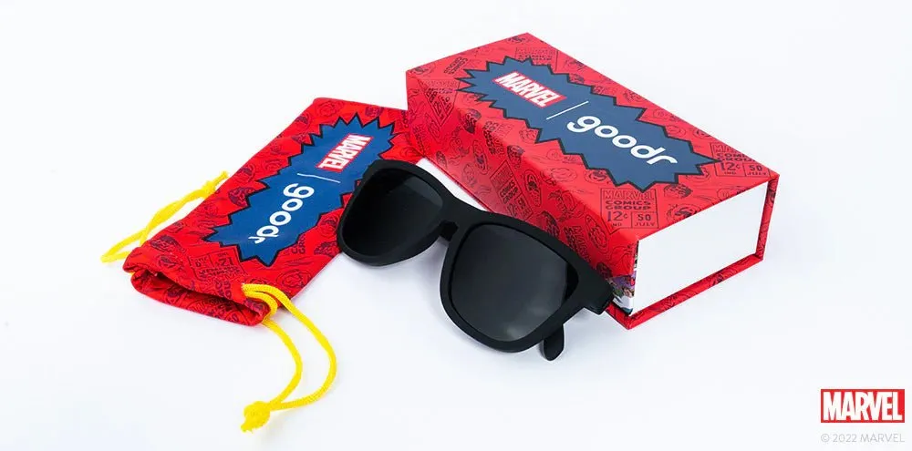 goodr OG Polarized Sunglasses Marvel Comics - Widow of Opportunity