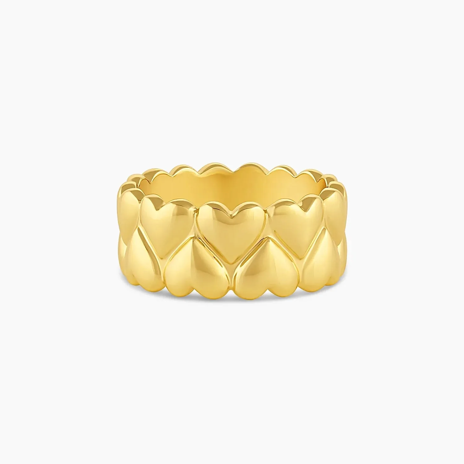 Gorjana 'Lou Heart Statement Ring'