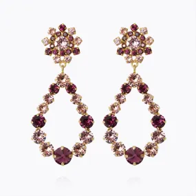 Grace Earrings / Violet Combo