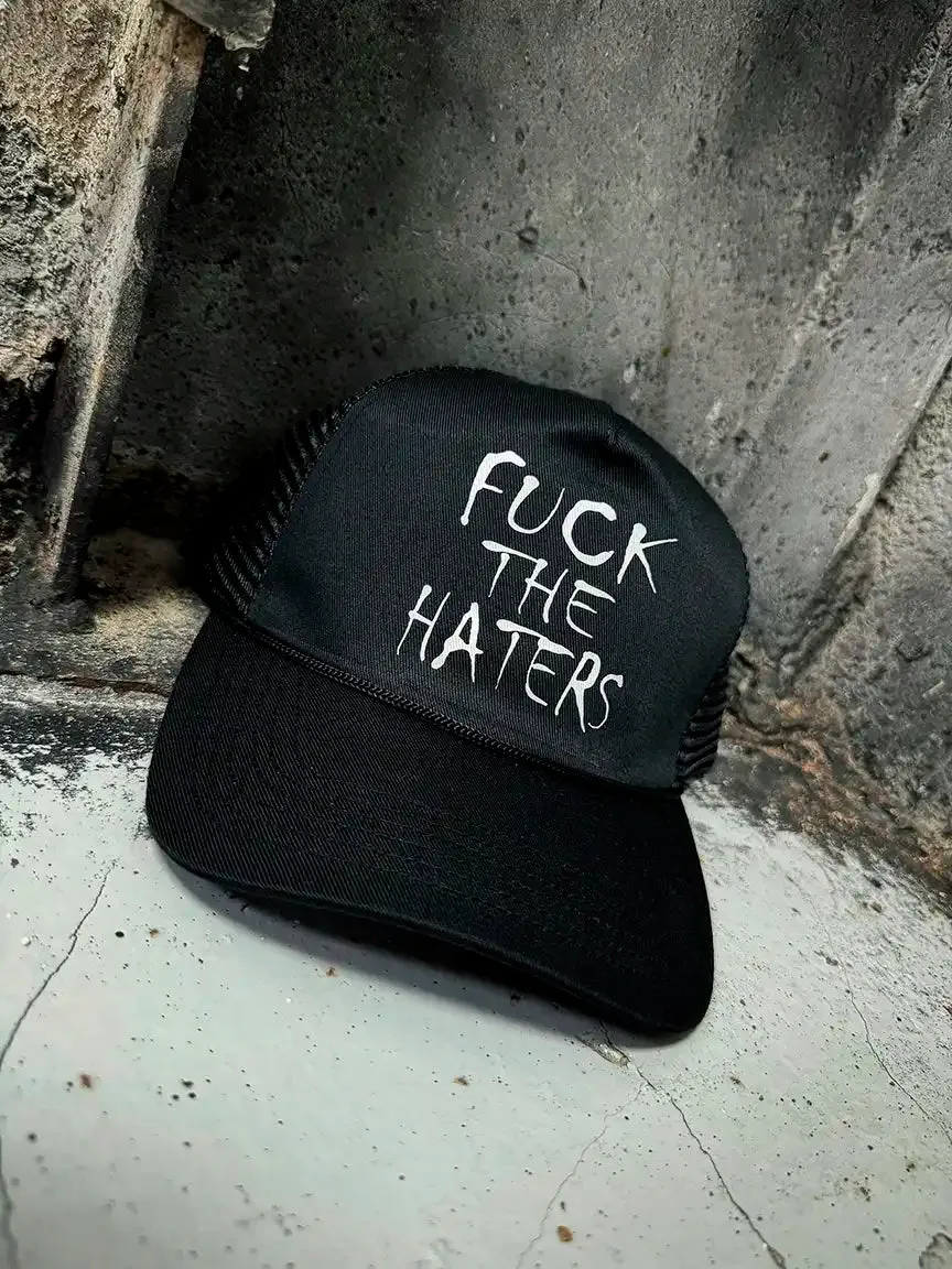 HATERS CURVED BILL BLACK HAT