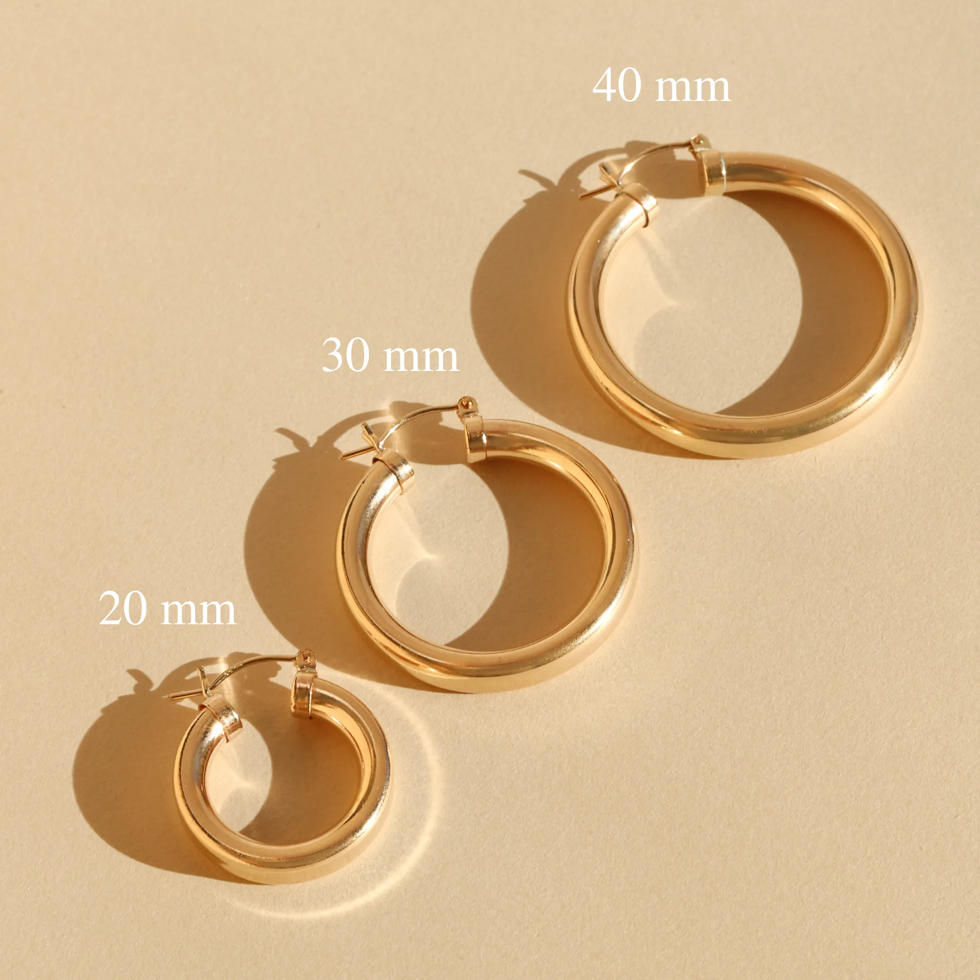 Hazel Hoops - 40mm