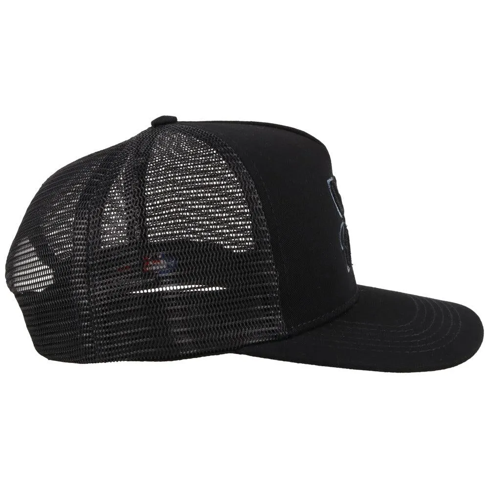 HOOEY ARC BLACK - AMERICAN MADE HAT