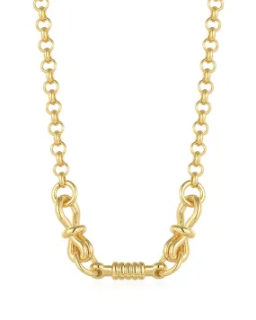 Horsebit Necklace- Gold