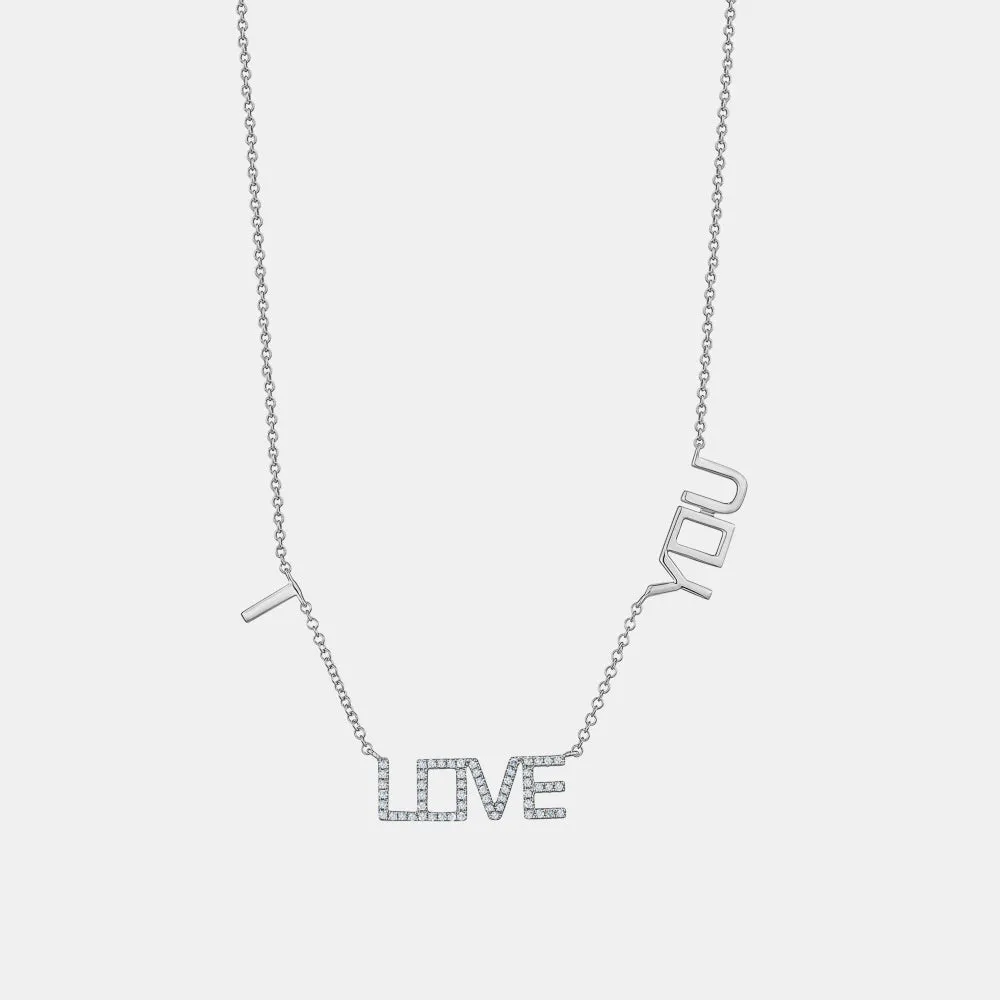 I Love You Necklace