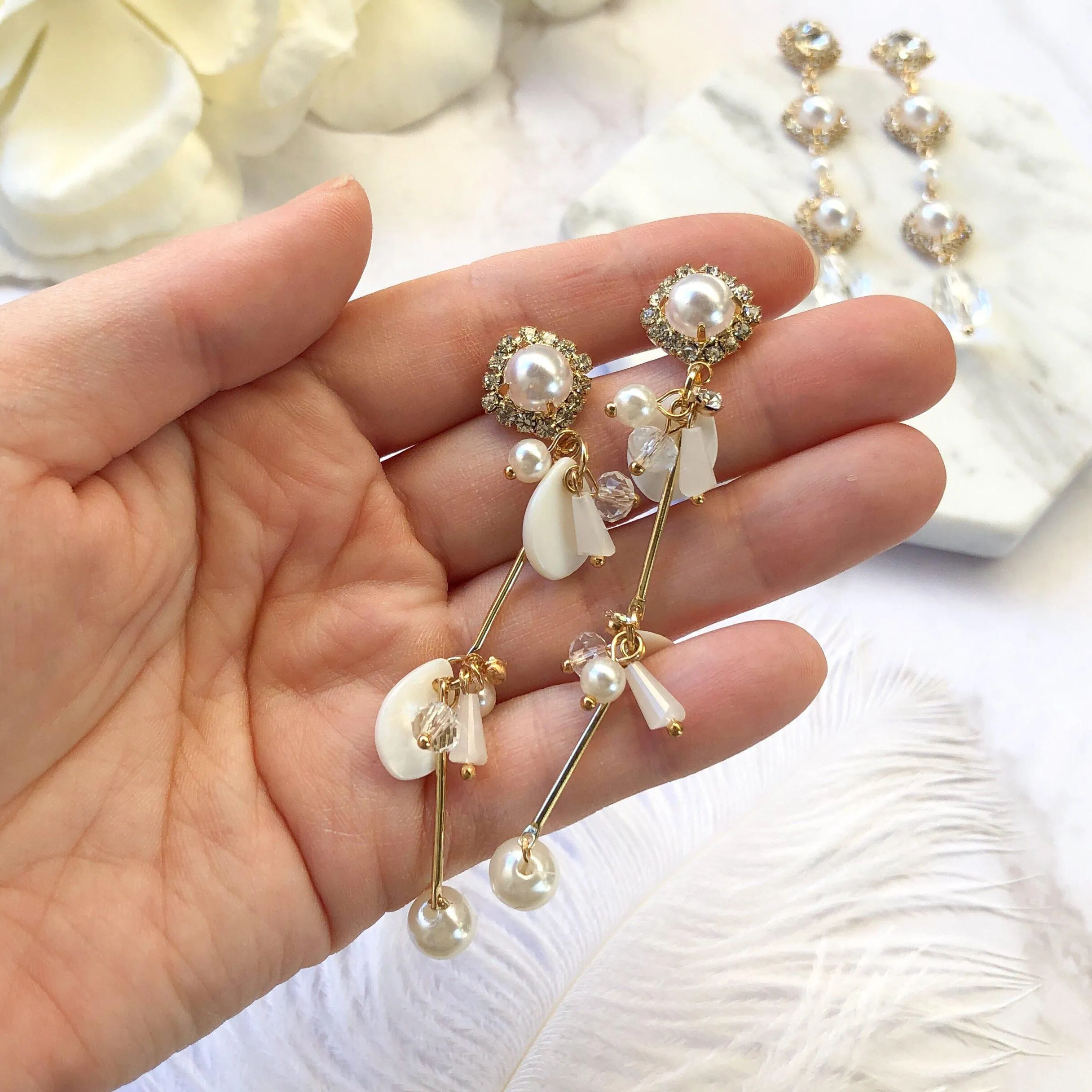 Isabella Pearl Drop Earrings- LAST CHANCE / FINAL SALE