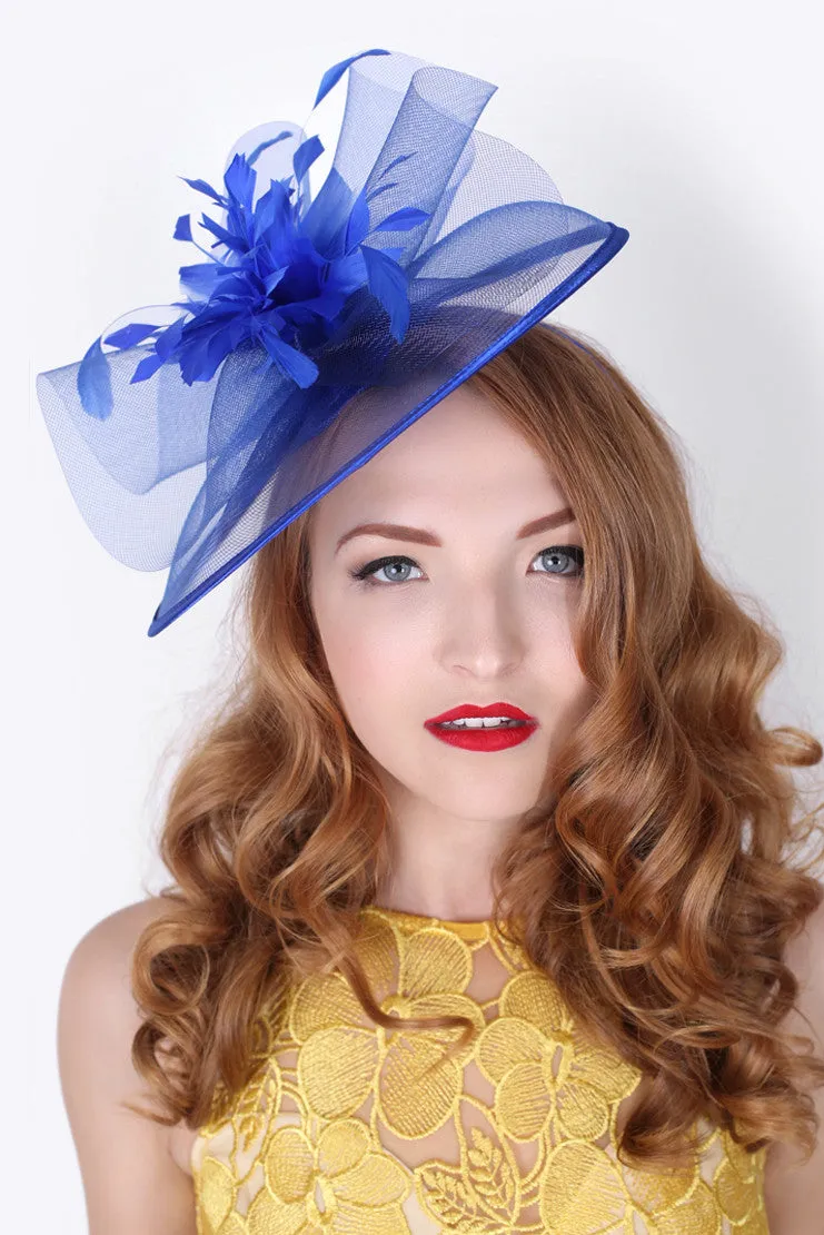 Isla Fascinator - Royal Blue