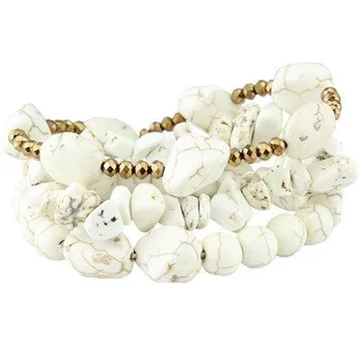 Ivory Stackable Bracelets