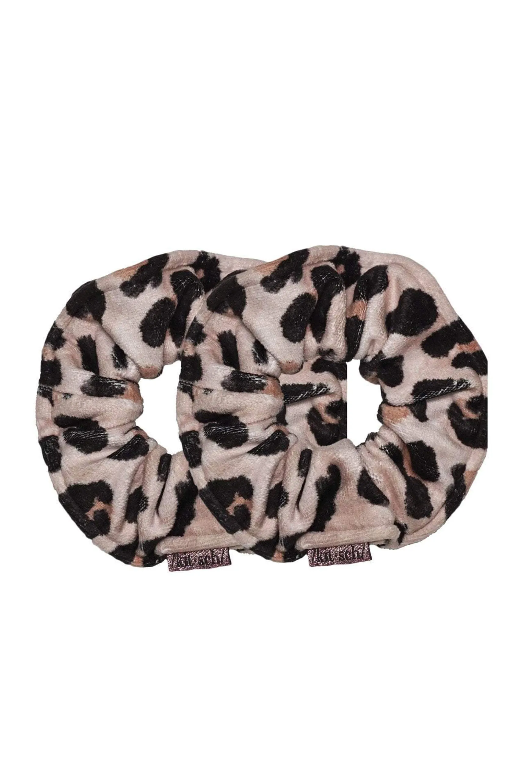 Kitsch Microfiber Towel Scrunchies in Leopard