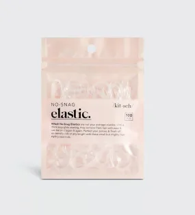 Kitsch No Snag Clear Elastics | 100pc