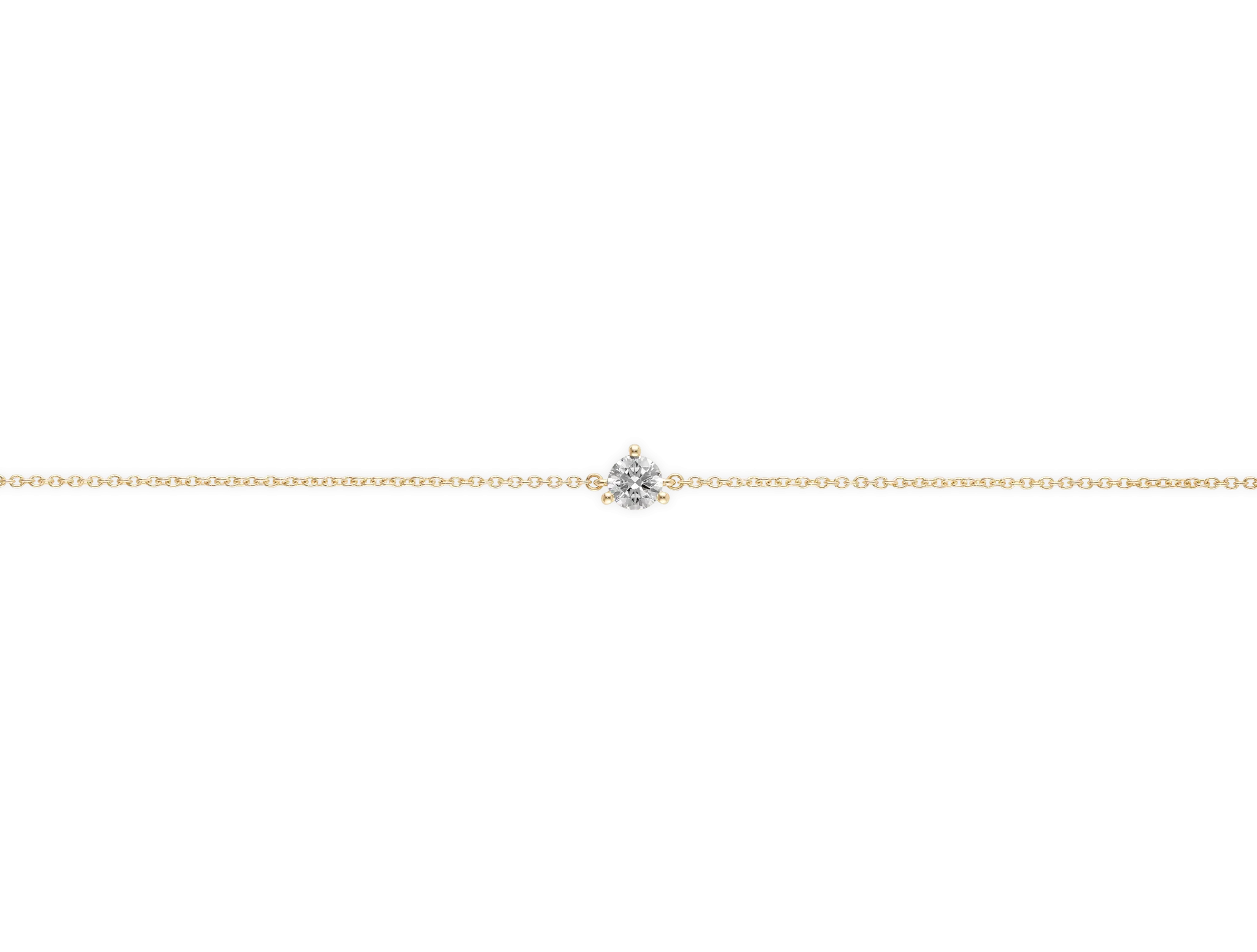 Lab-Grown Diamond ct. Mini Round Brilliant Bracelet | White