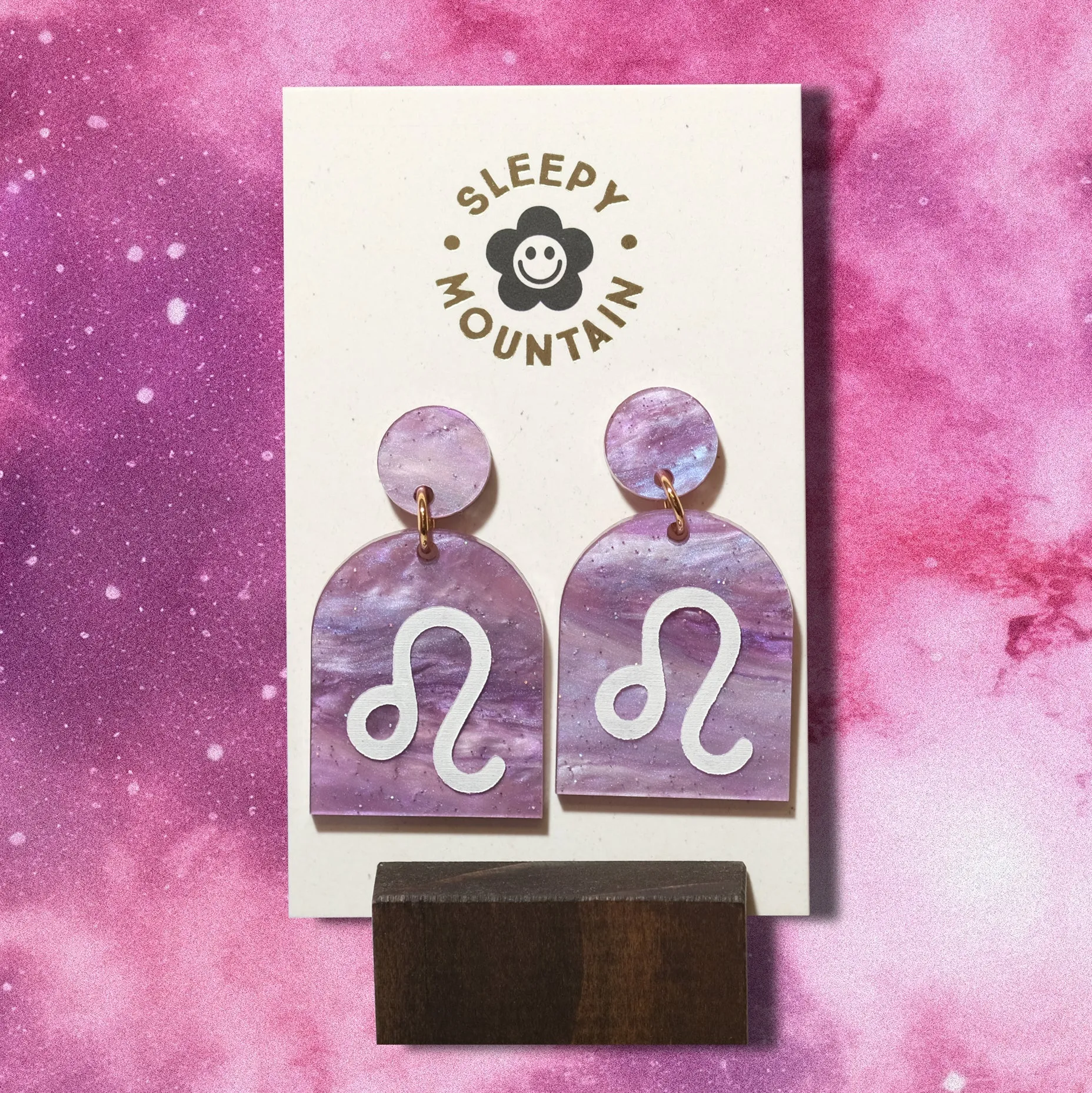 Leo Zodiac Earrings