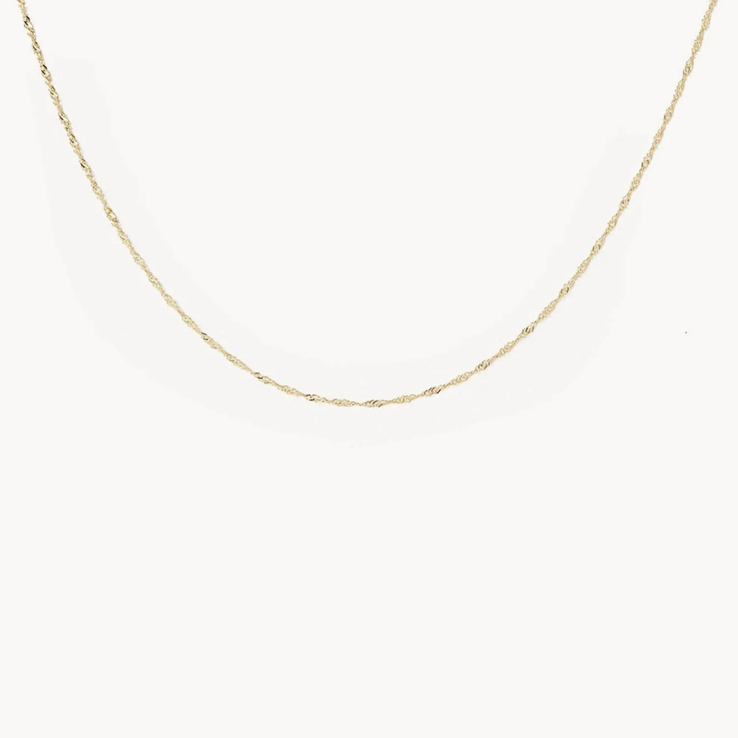 lightning strikes choker necklace - 10k yellow gold