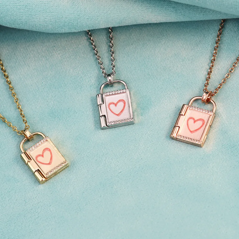 Love Letter Photo Customized Necklace