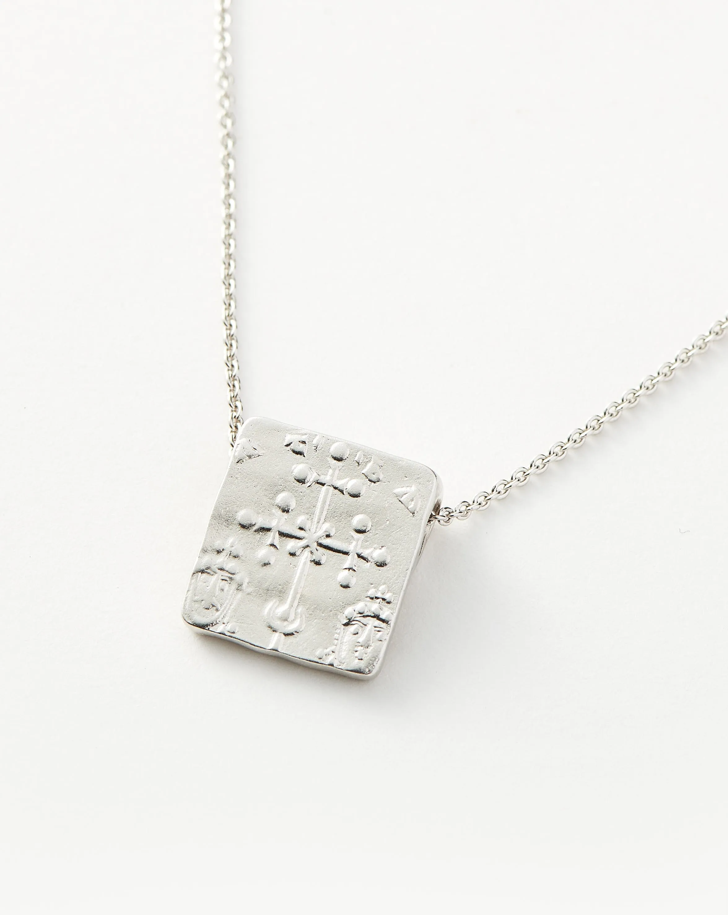 Lucy Williams Byzantine Coin Pendant Necklace | Sterling Silver