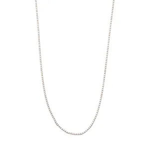 Mini 14K Gold and Diamond Tennis Necklace Invisible Setting