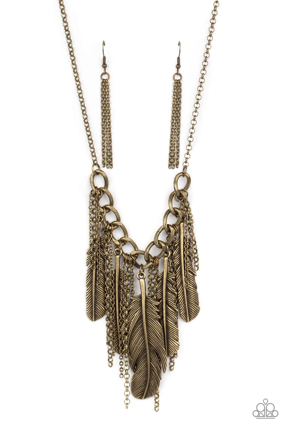 NEST Friends Forever - Brass Paparazzi Necklace