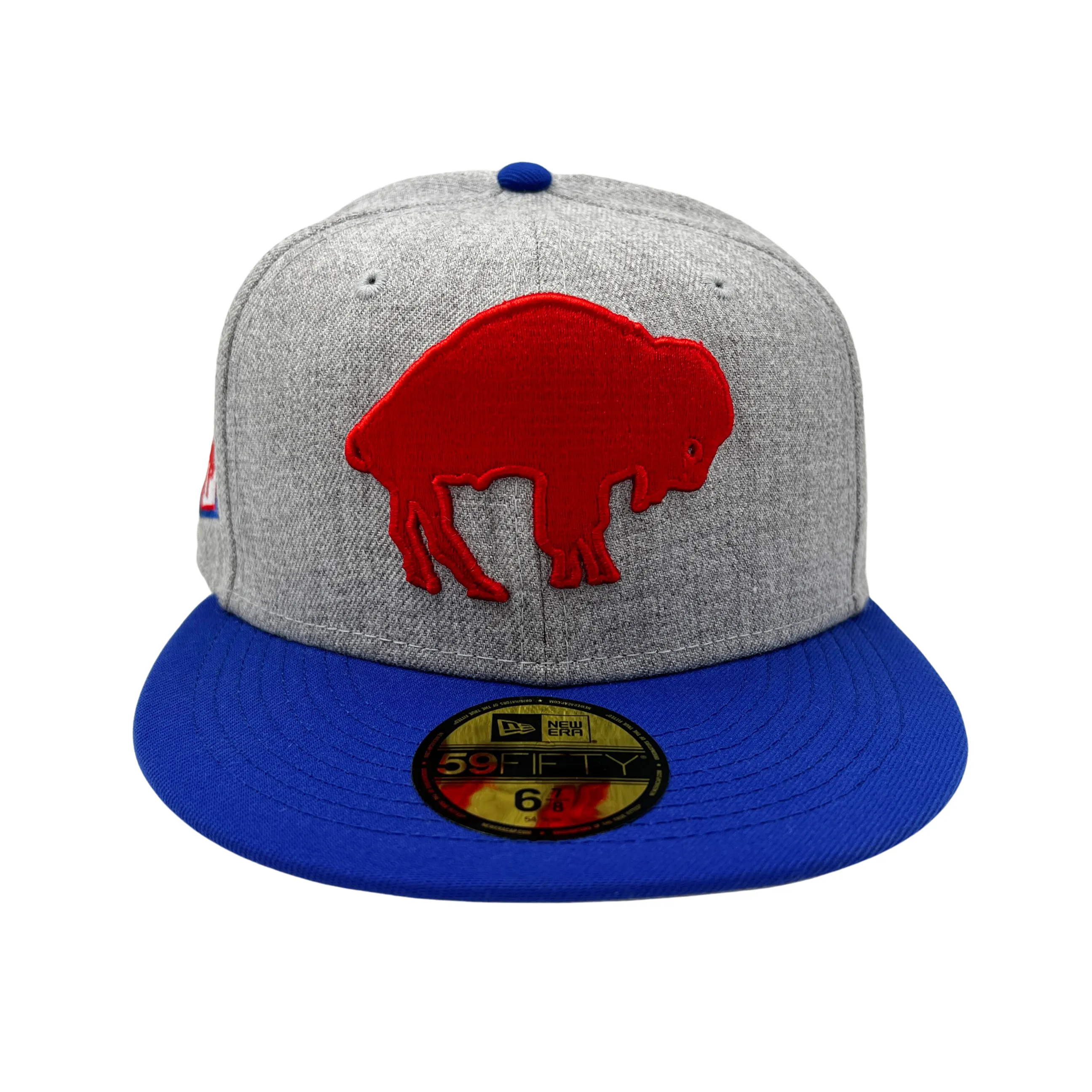 New Era Buffalo Bills Retro Heather Gray 59Fifty Fitted Hat