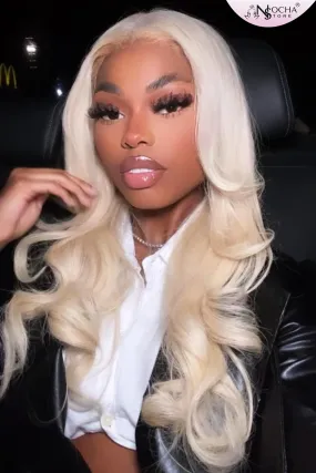 Nocha HD Lace Front Closure #613 Blonde  Body Wave  Human Hair Wigs