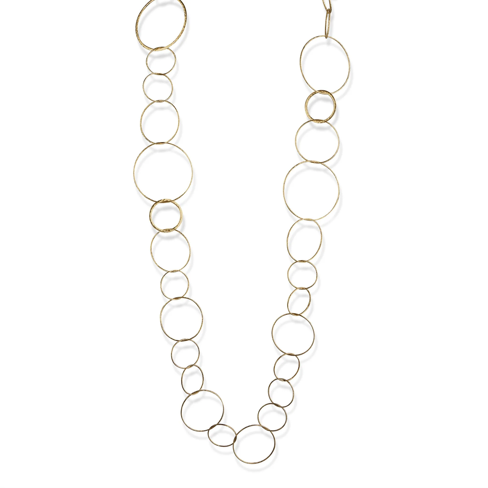 Paloma Picasso Tiffany & Co. 18K Gold Hammered "Circles" Necklace