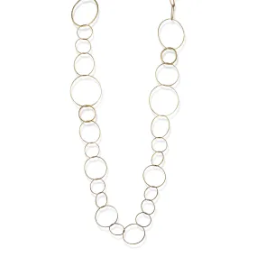 Paloma Picasso Tiffany & Co. 18K Gold Hammered "Circles" Necklace