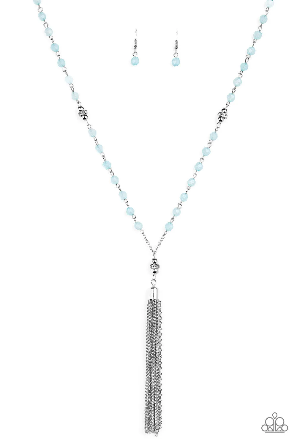 Paparazzi Necklace ~ Tassel Takeover - Blue