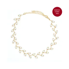 Pearl Bar Gold Choker - Sample