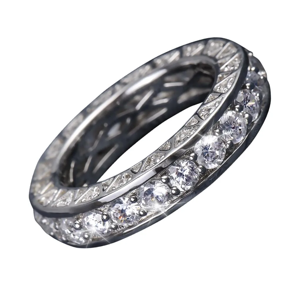 Portofino Rhodium Ring