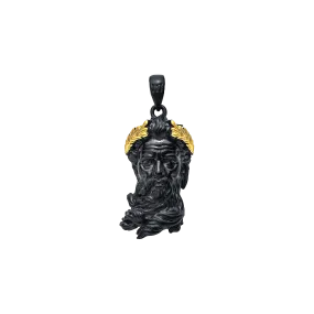 Poseidon Pendant - Black